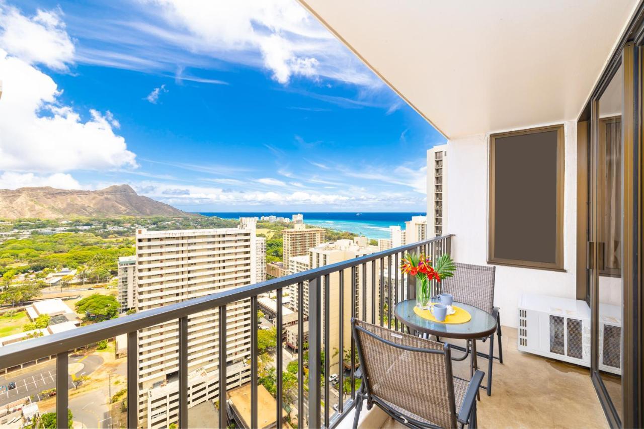 Ferienwohnung Beautiful Ocean And Diamond Head Views With Parking Honolulu Exterior foto