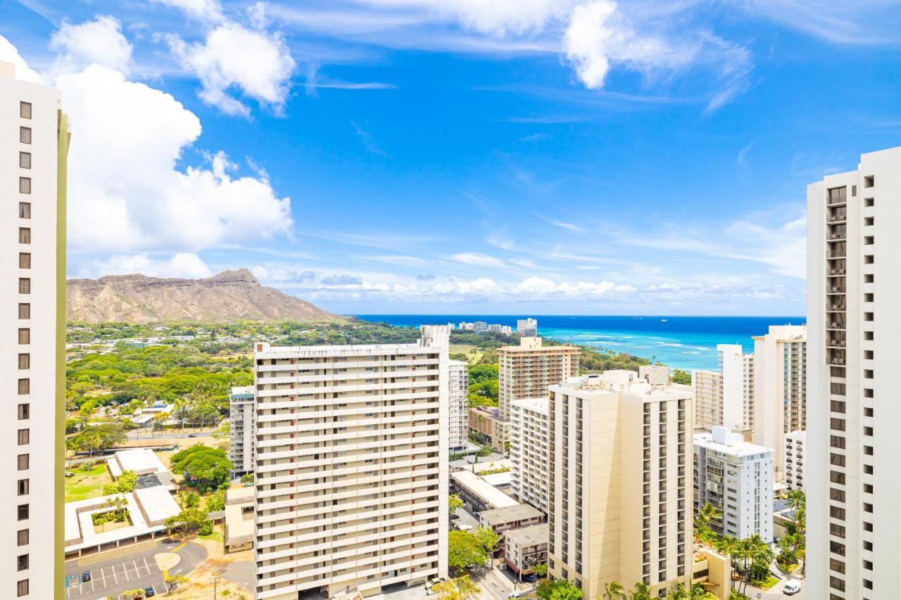 Ferienwohnung Beautiful Ocean And Diamond Head Views With Parking Honolulu Exterior foto